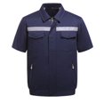 thumbnail image 1 of CNKOO Summer Air Cooling Fan Reflective Strip Short Sleeve Jacket Working Top Coat, 1 of 10