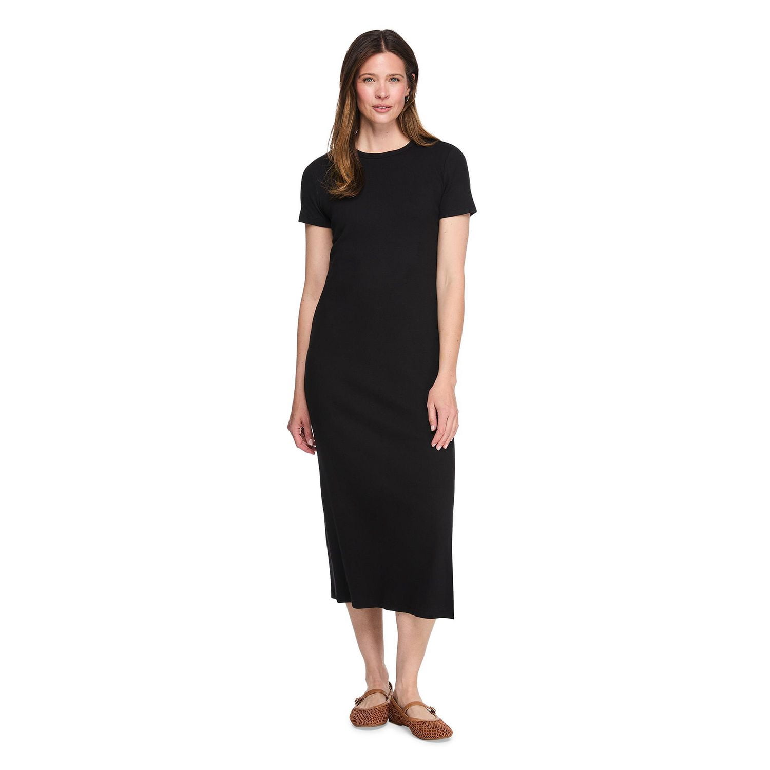 Robe t-shirt côtelée George pour femmes