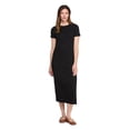 thumbnail image 1 of Robe t-shirt côtelée George pour femmes, 1 of 6