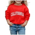 thumbnail image 1 of WEAIXIMIUNG Chandail en Molleton Fille Saison de Rentrée Scolaire Mode Hiver Manches Longues Chaud Confortable Motif Dessin Animé Style Décontracté Quotidien, 1 of 3
