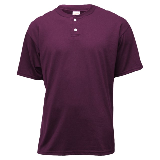 Soffe T-Shirt Henley à Manches Courtes avec Patte de Boutonnage pour Homme - M206