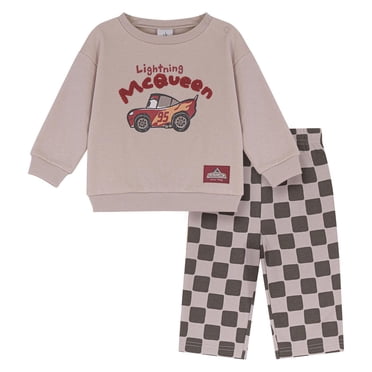Disney Cars Lightning McQueen Baby Boys' 2-piece Sweatshirt and Pants Set