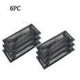 thumbnail image 1 of 3PC/6PC Floor Filter Mesh - Black Polyester Mesh & PVC | 4x10in Ventilation Net | Trash Collection Efficient Filtration | Home Vent Duct Floor Trough Use, 1 of 5