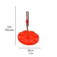 thumbnail image 2 of 11 Inch Outdoor Sports Swing Climbing Disc Seat With Petals Rope For Children Camping Hiking Adventure Play, 2 of 2
