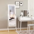 thumbnail image 4 of HOMCOM Miroir Pleine Longueur Autoportant pour Bijoux et Habillage, Angle Ajustable, 4 of 10