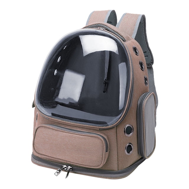 Pet Travel for Cats Breathable Large Capacity Backpack for Indoor Outdoor Use Transparent Cat Backpack Suitable for Hiking Camping and Mobility