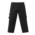 thumbnail image 2 of Mens Loose Cargo Pants Cual Drawstring Eltic Waist Wide Leg Athletic Sweatpants Outdoor Trousers, 2 of 3