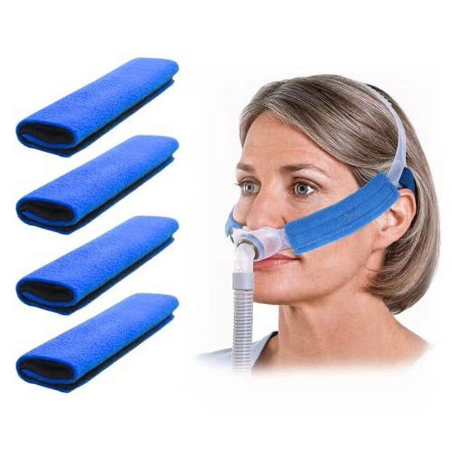 SHAR 4 Pack CPAP Strap Covers, CPAP Strap Comfort Pads, CPAP Face Pads.