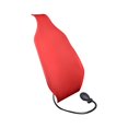 thumbnail image 1 of jinwen Car Lumbar Support Cushion Anti Slip Adjustable Comfortable Easy Installation PU Red, 1 of 7
