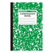 Composition Notebook Wide Ruled, Marble Cover Composition Notebook College Ruled, 30 Sheets, Wide Ruled Composition Notebooks, White Paper Composition books, Black, 5.51x8.27"