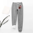 thumbnail image 1 of LSLJS Women's Christmas Santa Claus Print Leggings With Elastic Drawstring Pockets Thick Warm Pants, Womens Work Pants, 1 of 9