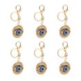 thumbnail image 1 of Decorative Key Chain, Multi Functional Portable Ornament Exquisite Eye Keychain Metal  For Car Rearview Mirror For Hangbag, 1 of 8