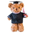 thumbnail image 2 of Aqestyerly Graduation Bear Stuffed Animal Plush Toy Class Of Gift With Cap Graduation Soft Toy Souvenir Gift HWRETIE, 2 of 2