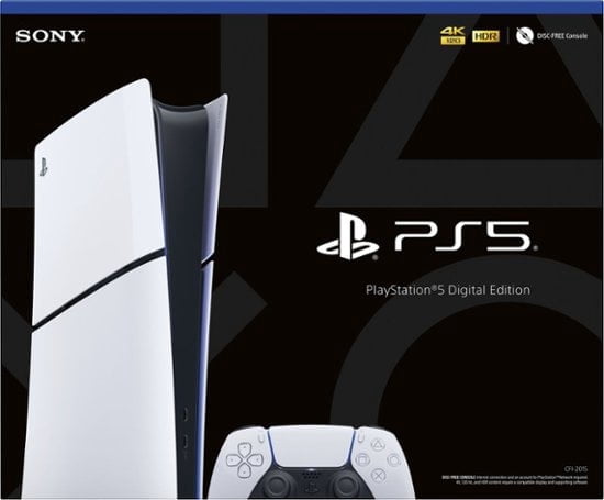 Sony - PlayStation 5 Slim Console Digital Edition - White (Refurbished)