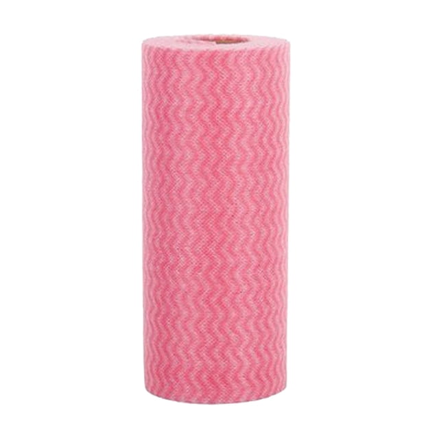 Disposable Dish Cloths - Reusable Cleaning Towels, Kitchen Roll, Washable Paper Towels, 50 Sheets/Roll