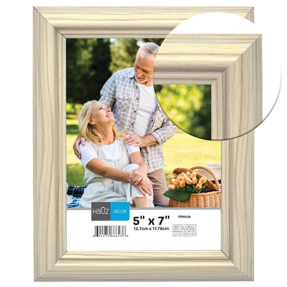 Hauz FRM436 Picture Frame 5X7'', Beige
