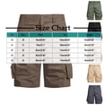 thumbnail image 3 of Sentmoon Mens Cargo Shorts High Waist Beach Shorts Loose Solid Color Button 2025 Summer Gym Shorts Multi Pocket Man Comfy for Sports Running Coffee 32, 3 of 5