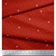 thumbnail image 3 of Soimoi Moss Georgette Fabric Artistic Flower & Dots Decor Fabric Printed Yard 42 Inch Wide, 3 of 3
