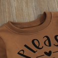 thumbnail image 3 of Baby Boys 2PCS Pants Sets Long Sleeve Round Neck Sweatshirt Tops Solid Color Pants Sets, 3 of 7