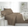 thumbnail image 1 of ienjoy Home Bamboo 4 Piece Sheet Set, King, Taupe, 1 of 4