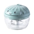 thumbnail image 2 of MesaSe Manual Food Processor Mini Pull String for Veggies  Ginger  Fruits  Nuts  Herbs  etc  Blue Medium, 2 of 7