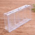 thumbnail image 4 of LOVEVER Rectangular Plastic Stackable Storage Box with Hinged Lid for Organizing First Aid  Medicine  Ointments  Dental  Diabetic Supplies - 5 Divided Compartments Medicine Organizer, 4 of 7