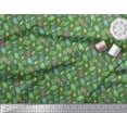thumbnail image 3 of Soimoi Rayon Fabric Coral & Seashell Ocean Print Fabric by Yard 56 Inch Wide, 3 of 3