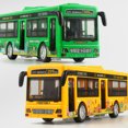 thumbnail image 2 of maskred ABS Audio-visual Bus Model Sturdy Construction Babies Playful Experience Childrens Large Bus Toy yellow, 2 of 6