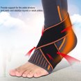 thumbnail image 4 of Ankle Support Brace, Ankle Wrap, Ankle Support Brace Elastic Strap Foot Orthotic Support For Running For Basketball, 4 of 8