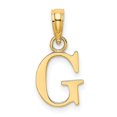 thumbnail image 1 of Diamond2Deal 14K Pendentif Lettre g en Or Jaune pour Femmes, 1 of 6
