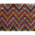 thumbnail image 5 of oneOone Georgette Viscose Red Fabric Ikat Craft Projects Decor Fabric Printed By The Yard 42 Inch Wide, 5 of 5