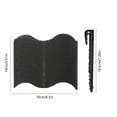 thumbnail image 3 of Nsxcdh Garden Edging Board Set 10pc Plastic Green White Black 6.3x5.5in Modular Easy Install Lawn Flowerbed Border Home Pretty Garden Hose Final Markdowns, 3 of 7