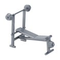 thumbnail image 4 of lionlar 1/20 Exercise Equipment Model Gym Equipment Model Diorama Model Train Layout Squat Barbell rack, 4 of 9