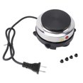 thumbnail image 2 of Small Electric Hot Plate, 500W Stainless Steel 6 Speed Temperature Adjustable Burner with ABS Compact Size for Home Office Camping, 2 of 7