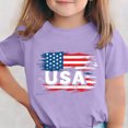 thumbnail image 2 of T-Shirt pour Enfants, Imprimé de la Fête de l'Indépendance à Manches Courtes et Col Rond, Haut Décontracté et Polyvalent pour Garçons et Filles de 3 à 15 Ans, 2 of 6