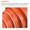thumbnail image 4 of Unique Bargains Smooth Solid Color Faux Leather Sheets, PU Leather for DIY 20 x 135cm Orange, 4 of 4