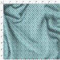thumbnail image 4 of Soimoi Blue Moss Georgette Fabric Donuts Food Print Sewing Fabric Yard 42 Inch Wide, 4 of 5