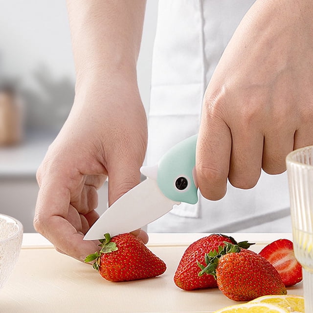 Estbridge Foldable Ceramic Knife Convenient to Carry Innovative Design and Sharp Blades for Easy Cutting of Vegetables Great for Home and Outdoor Use Christmas Gifts
