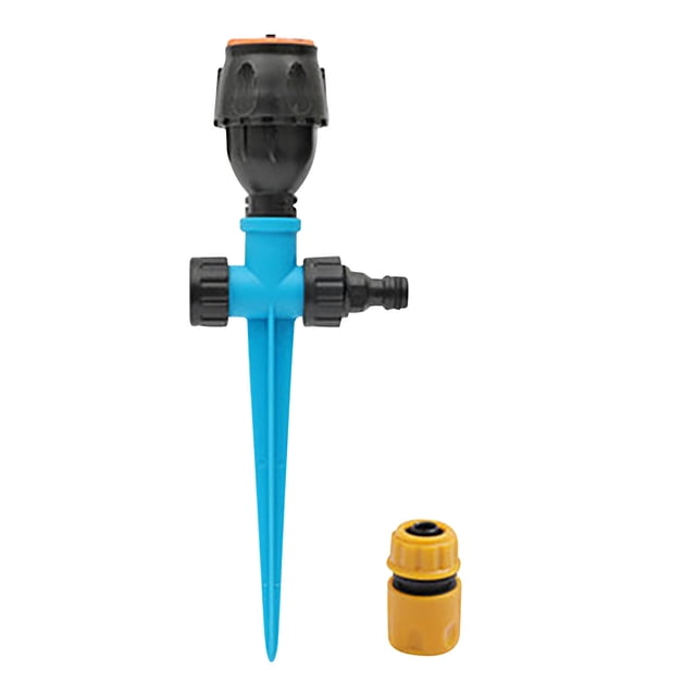 EGNMCR 360° Rotation Auto Irrigation System Garden L Awn Sprinkler Patio Drain basket