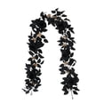 thumbnail image 2 of Amzcrzy Simulation Vine Halloween Rose Leaves Simulation Rattan Artificial Rose Leaves Decoration Arrangement Thanksgiving Pumpkin Rattan. Christmas Decorations Halloween Decorations Fall Decor, 2 of 6