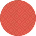 thumbnail image 1 of Ahgly Company Tapis d'Intérieur Ronds Transitionnels Lavables à la Machine Orange Rouge Orange, 4 Pieds Rond, 1 of 7