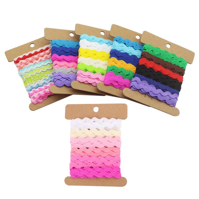 Xingzhi 6 Pieces Sewing Ribbons Craft Decorative Fabric Dressing Color Random