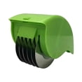 thumbnail image 4 of Herb Mincer Roller Manual Vegetable Cutter With 6 Stainless Steel Blades Multifunctional Hand Chopper For Fresh Herbs Kitchen Home Cooking Prep Hzhnb | Plastic, Yellow, 4 of 8