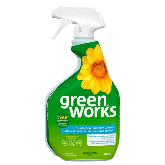 Greenworks Vaporisateur Désinfectant pour Salle de Bain, 946 ml