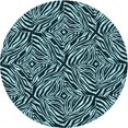 thumbnail image 1 of Ahgly Company Tapis d'Intérieur Lavable en Machine Carré Transitionnel Vert Sarcelle Profond, 3 Pieds Carré, 1 of 7
