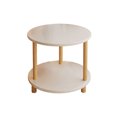 thumbnail image 2 of HOARBOEG Sofa Side Table Side Cabinet Side Table Living Room Home Tea Table Shelves Bedside Bedside Mini Balcony Small Coffee Table Table, 2 of 6