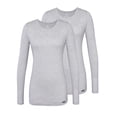 thumbnail image 1 of Adar Underscrubs for Women 2 Pack - Long Sleeve Underscrub Comfort Tee, 1 of 7