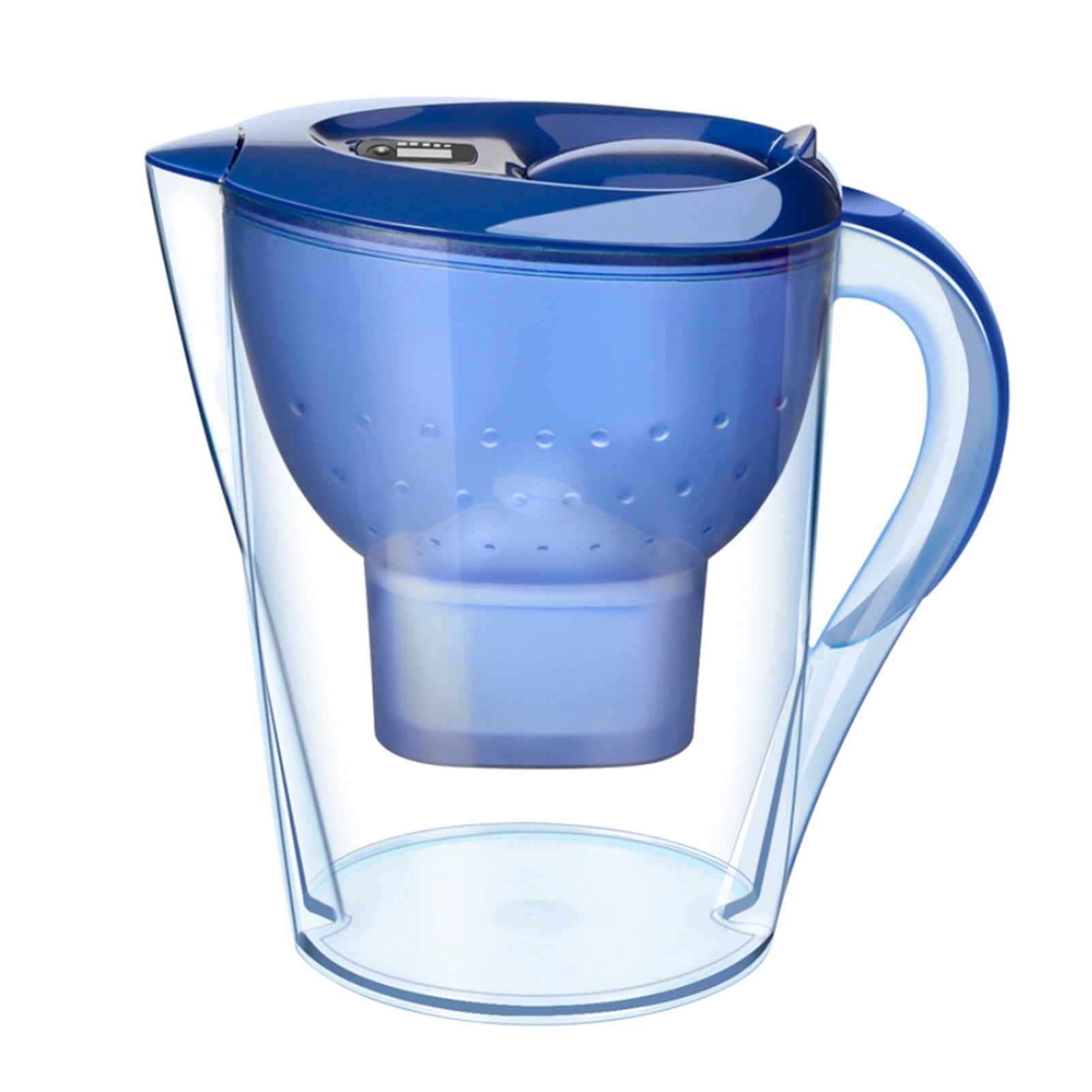 Labymos Pichet de Filtre à Eau 3,5 L avec Indicateur Électronique 1 Filtre Système de Filtration à 4 Étapes Réduire