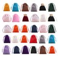 thumbnail image 2 of Jewellery Pouch Small Drawstring Bags Bracelet Packaging Display Goodies Presents Mobile Phone Storage Gifts Solid Pouches Navy-20*25, 2 of 7