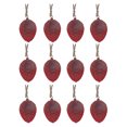 thumbnail image 3 of Décoration En Forme De Pomme De Pin En Velours - Lot De 12, 3 of 4